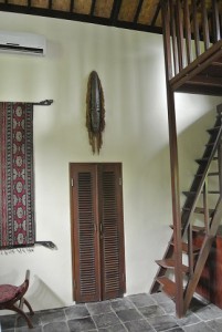 Door and stairs to loft