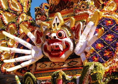 Take part in Balinese culture, cremation, wedding, templeceremony. Bai hinduism